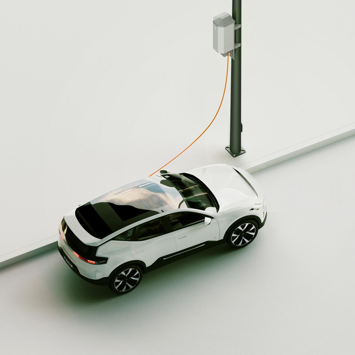 Voltpost electric charging station